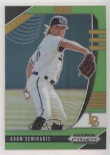 2020 Panini Prizm Draft Picks Lime Green Prizm 33/75 Adam Seminaris #PDP141 1u6