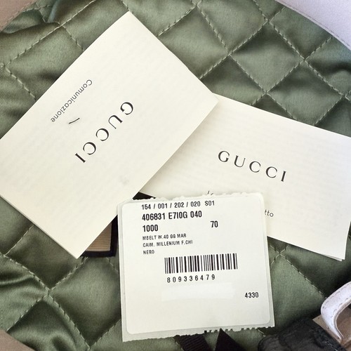 ¡Nuevo! ¡Exclusivo de Gucci! Cinturón con hebilla Cocodrilo Caimán Millennium GG talla 70 $1800. - Imagen 6 de 8