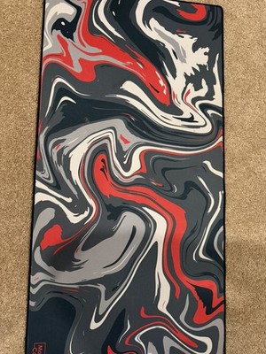 The Mousepad Company Strata Liquid Large (36x17 in.) mousepad - Red and Black