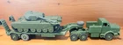 2 DINKY SUPERTOYS No 660 MIGHTY ANTAR TANK TRANSPORTER AND No 651 CENTURION TANK