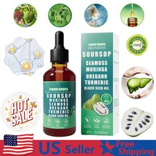 Soursop Bitters 10 in 1 Liquid Drops - Immunity, Liver,Gut  Antioxidant 60ML