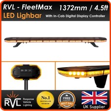 1300mm 4.5FT LED Recovery Amber Light Bar Flashing Beacon & Switch 12v 24v