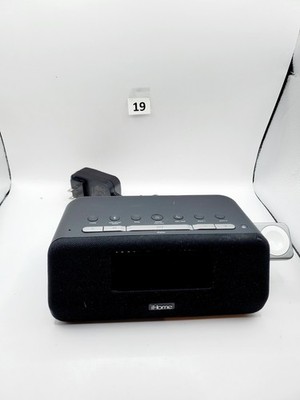 iHome Apple Watch Charging Dock Clock Radio iWBT5 Black WORKS