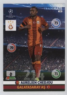 2014 Panini Adrenalyn XL UEFA Champions League Team Mate Aurelien Chedjou 0jf5