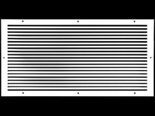 HVAC Premium 24"x14" Aluminum Return Air Grille - Easy Airflow Linear Bar