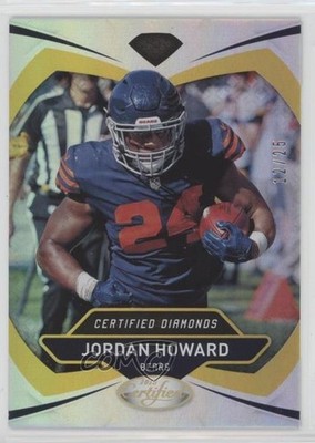 2018 Certified Diamonds Mirror Gold 12/25 Jordan Howard #14 0a3