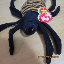 TY Beanie Baby - SPINNER the Spider 5 inch - MWMT's Stuffed Animal Toy