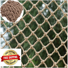 KACQIHTU Hemp Rope Kids Climbing Safety Net Balcony, 10mm Rope, 10cm Mesh