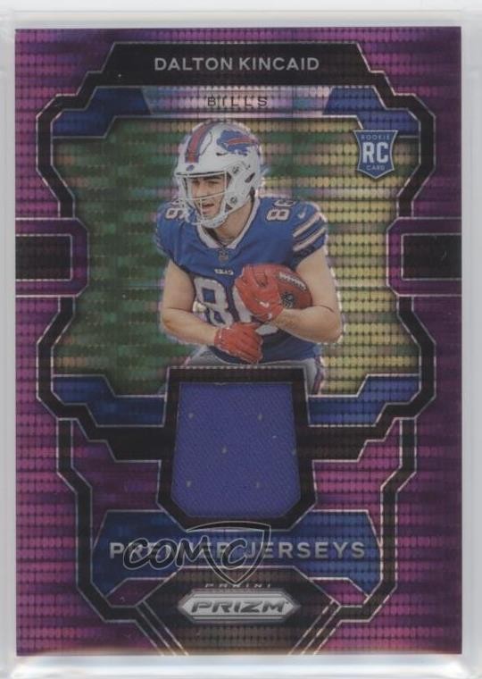 2023 Panini Prizm Premier Jerseys Purple Pulsar Dalton Kincaid #PJ-DK 10nl