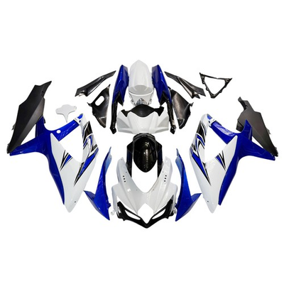 #ad Fairings Bodywork Plastic for Suzuki GSXR600 GSXR750 K8 2008 09 2010 Blue White $354.95
