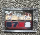 Upper Deck UD Premier Opening Night ON-CT Vince Carter Tyrus Thomas Auto Patch