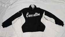 Majestic Carrollton Therma Base Jacket Men’s Large Full Zip Black White 
