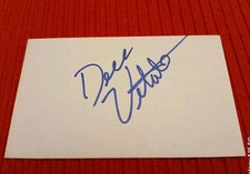 CARTE INDEX AUTOGRAPHE DICK VITALE