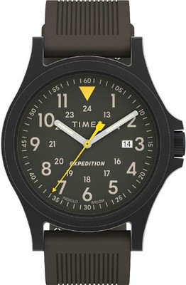Timex TW4B30000 Men's Expedition Acadia 40mm Gunmetal Silicone Strap Watch