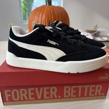 PUMA Park Lifestyle Raw Mens Black Sneakers Casual Shoes 40160605 Size 9.5