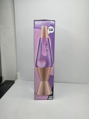 #ad #ad Lava Lamp Classic 14.5 inch Rose Gold Pink Lava Purple Liquid Psychedelic $39.99