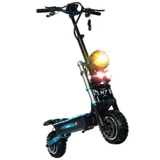Dual Motor 6000W Electric Scooter 11" 60V Fast Escooter 55MPH Long Range 55Mile
