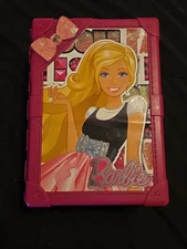 2012 Mattel Barbie Fashion Doll Pink Hard Plastic Trunk/Carrying Case Tara Used