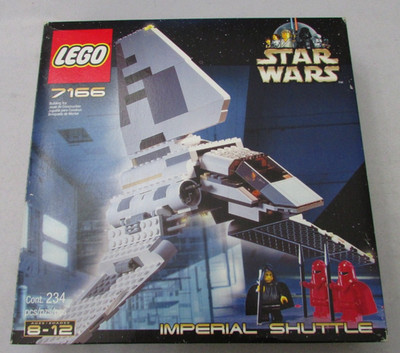 LEGO STAR WARS 7166 IMPERIAL SHUTTLE w /BOX  PRE OWNED