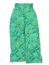 LL Bean Girl's Thinsulate Snow Pants, Size 14, Green and Blue, Excellent