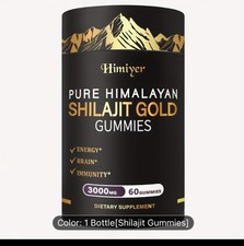 Pure Himalayan Shilajit Gold Gummies 60 Gummies. Exrra Potent