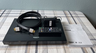 Sony UBP-X700/K 4K Ultra HD Blu-ray/DVD Player, Black w/OEM Remote HDMI Manual