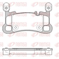 Remsa BremsbeläGe BremsklöTze Hinten FüR Porsche Cayenne 9YA 3.0 AWD 1864.00