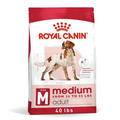 Royal Canin Medium Adult Dry Dog Food 40 Pound Kibble for Medium Breeds