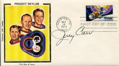 Gerald Jerry Carr NASA Astronaut Skylab 4 Space USMC Marine Signed Autograph FDC