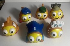 Goldfish Swim Toy School Rubber Bath / Pool Lot of 6 Collectible SmileMakers