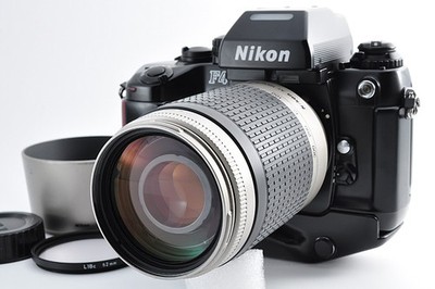 Nikon F4 S F4S analoge Spiegelreflexkamera 35 mm Nikkor 70-300 mm F4-5,6 G【Ex...
