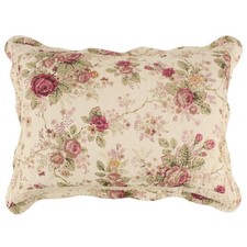 Greenland Home Antique Rose 100 Cotton Quilted Pillow Sham, Standard 20x26-i...