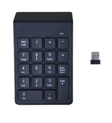 Case Logic Numeric Keypad 2.4 Wireless Micro USB Receiver Plug And Play 