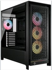 CORSAIR FRAME 5000D RS ARGB Modular High Airflow Mid-Tower PC Case, Black Full