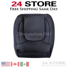 2004 2005 For Dodge Ram 1500 SLT Driver Side Bottom Leather Seat Cover Dark Gray