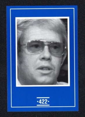 Billy Carter Brother of Jimmy 1991 Face To Face Game Famous Celebrity Card