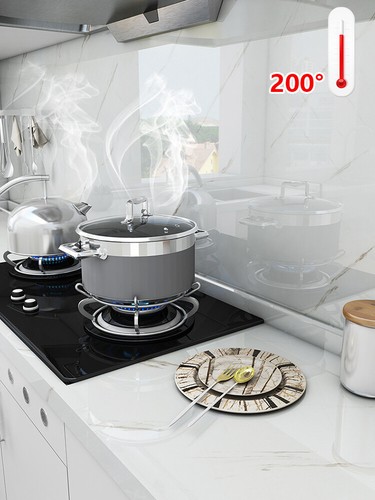 Pegatina para azulejos de cocina autoadhesiva impermeable baño mármol pegatina decoración de paredes - Imagen 16 de 20