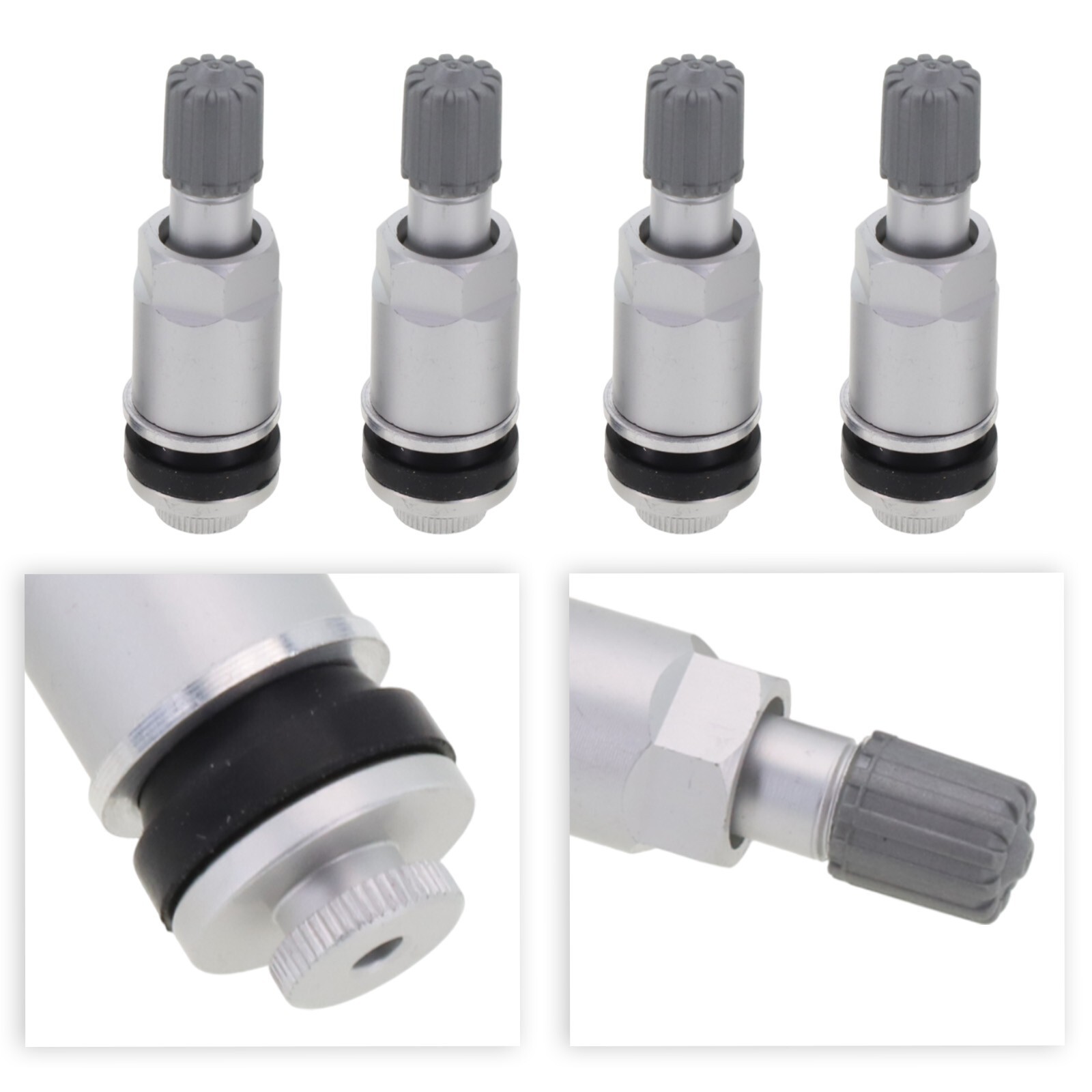 Accurate Tire Pressure Monitoring TPMS Sensor Valve Stem Repair Kit Set of 4