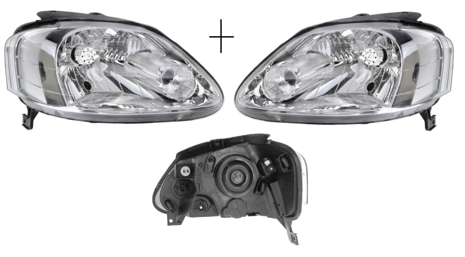 Phare avant VW Fox pour modèles 2005 à 2011 optiques gauche et droite H4