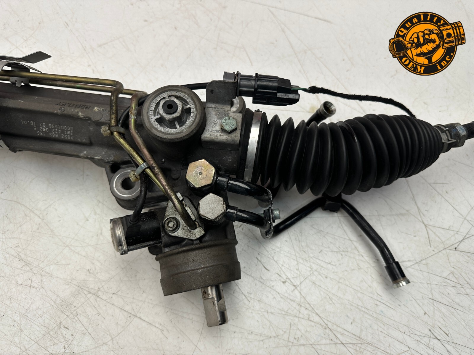 2003-2010 BENTLEY CONTINENTAL HYDRAULIC STEERING GEAR RACK & PINION OEM 49kmiles