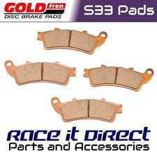 Bremsbel&auml;ge f&uuml;r HONDA VFR 800 FI VTEC 2002-2006 VORNE GOLDFREN S33