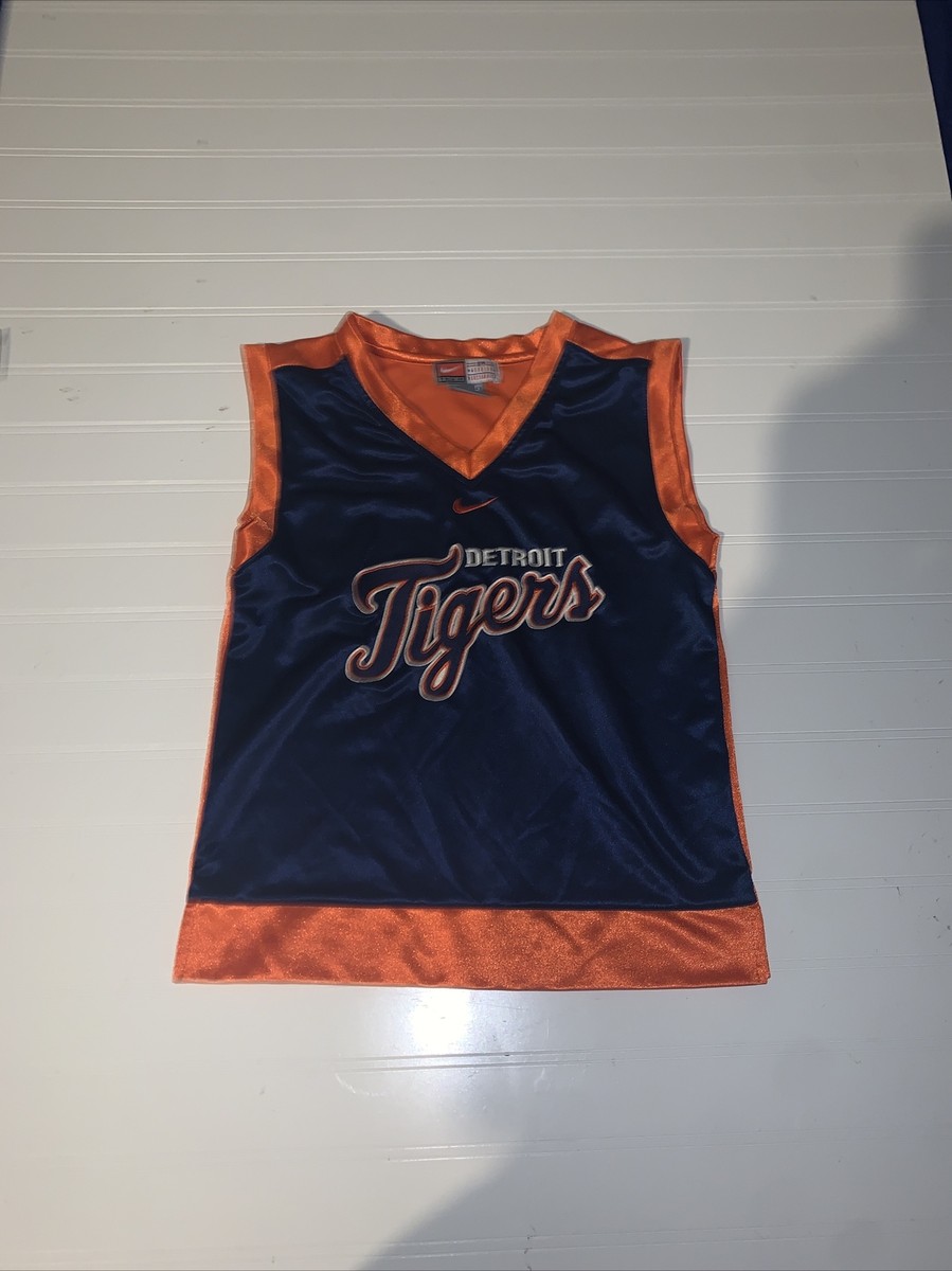 DETROIT TIGERS MLB SLEEVELESS BASEBALL JERSEY BY NIKE YOUTH Size