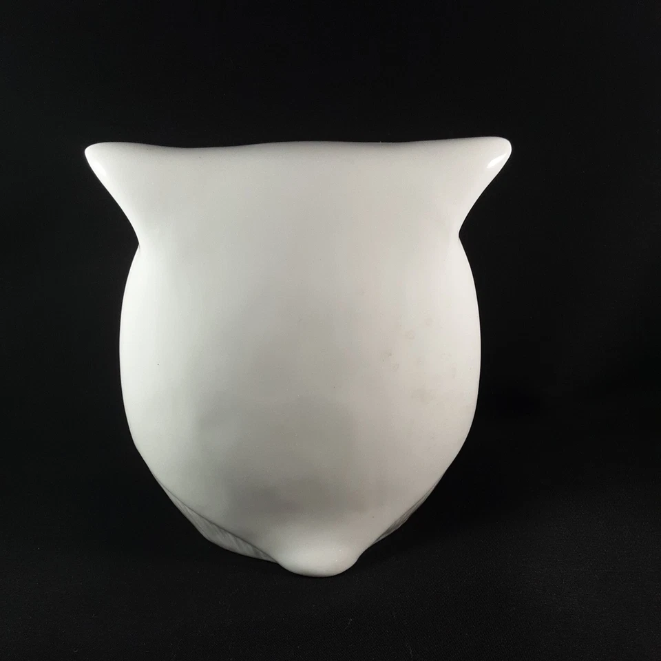 Lote de 3 1 búhos blancos grandes y 2 pequeños de porcelana con hermosos ojos de estrás Foto 4 de 4