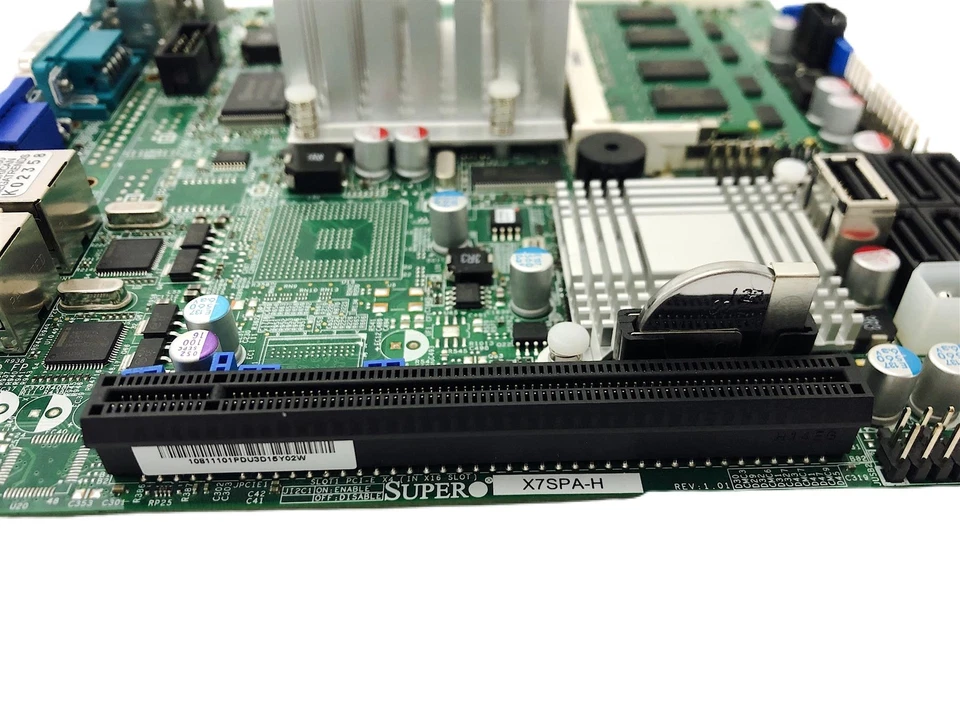 Материнская плата сервера Supermicro X7SPA-H BGA 559 Mini Plex с 1 x D510 2 x 1 ГБ памяти - Изображение 2 из 4