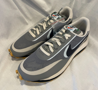 Nike LD Waffle Sacai CLOT Kiss of Death 2 Mens 13 Cool Grey Obsidian DH3114 001