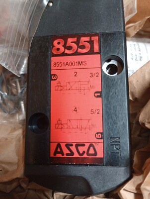 Open Box New ASCO 8551 Solenoid Valve 8551A001MS | eBay