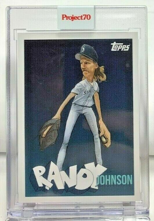 2021 Topps PROJECT 70 card #40 - 1995 Randy Johnson by Bryan