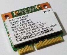 Atheros AR5B97 802.11b/g/n PCIe Half Mini Wii...