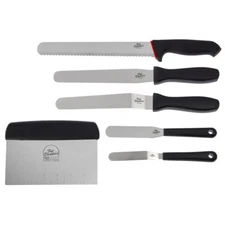 Fat Daddio's Yolanda Gampp 6 Piece Pastry Tools Decorating Set-NEW