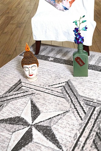 Texas Star - 3'6"x5'6", Peach Rustic, Novelty Western Decor Cowboy Area Rug -535 - Picture 7 of 12